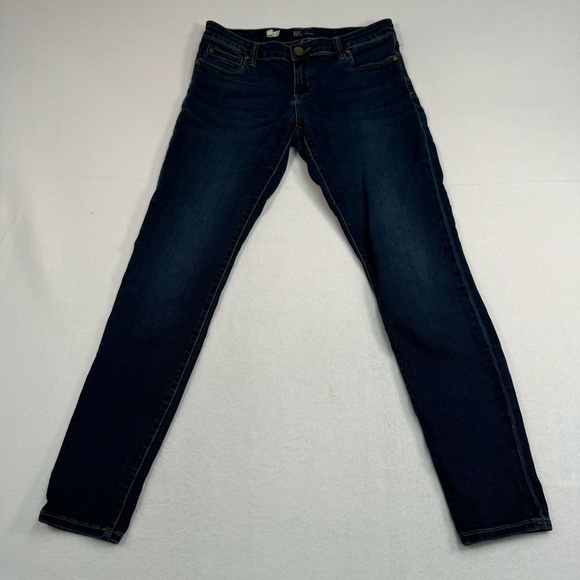 Kut From The Kloth Mia Toothpick Skinny Jeans Womens Size 8 Dark Wash Mid Rise - Picture 2 of 16